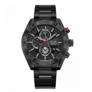 Alexandre Christie AC 6604 Black Red MCBIPBARE